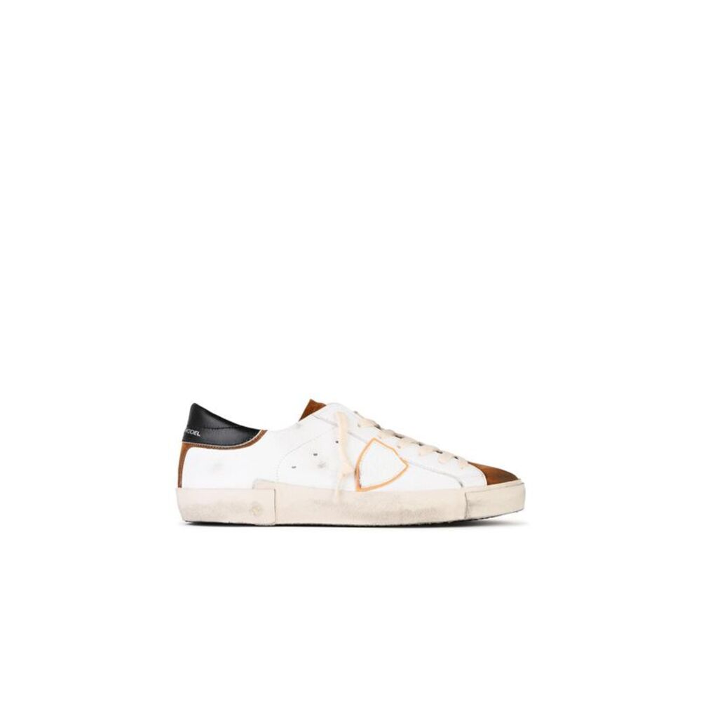 PHILIPPE MODEL 'Prsx' White Leather Sneakers